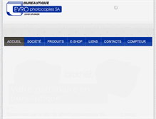 Tablet Screenshot of evro.ch